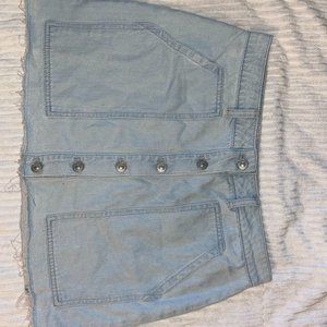 Kendall & Kylie Denim Button Up Skirt with Pockets NEVER WORN